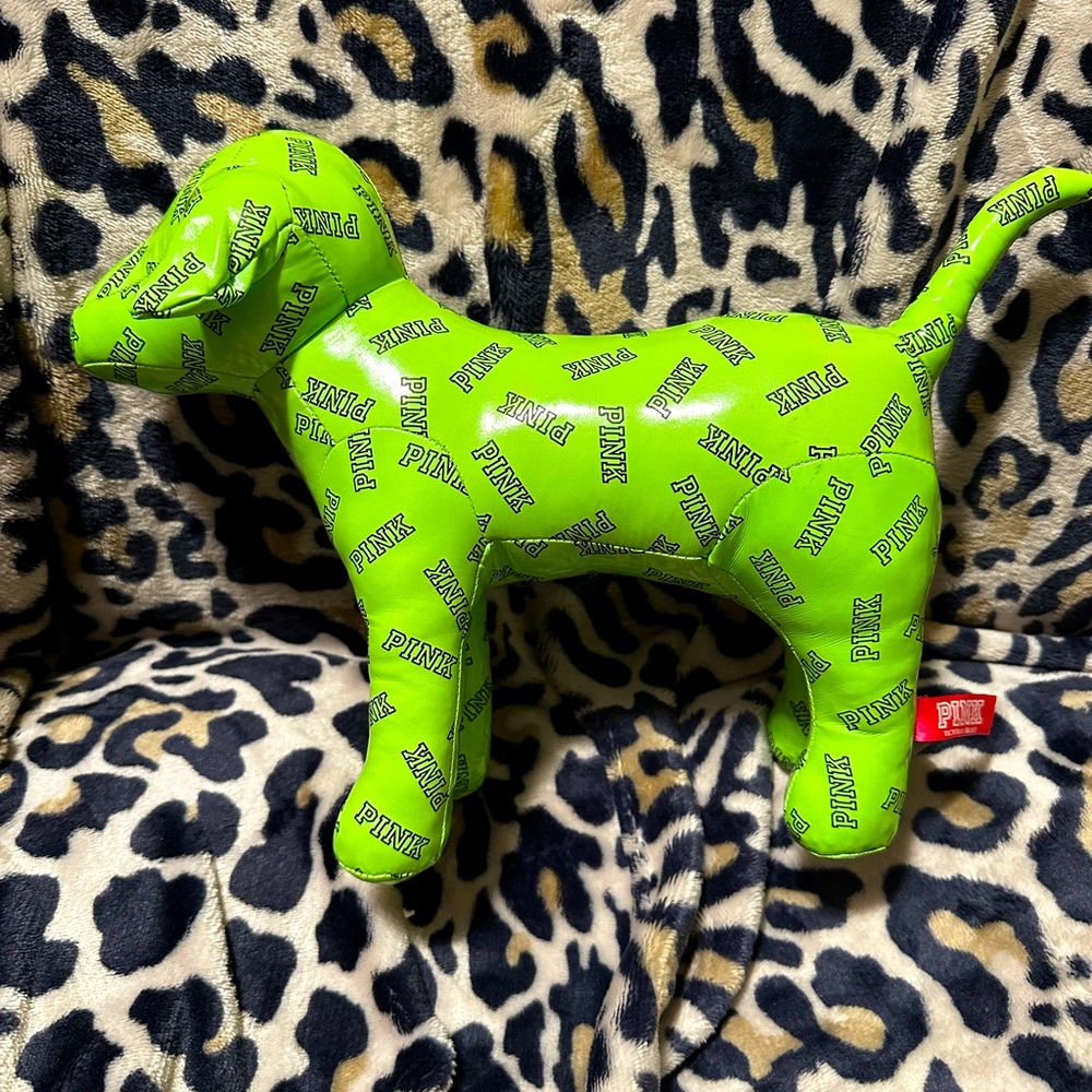 LARGE GREEN “PINK” collectors Dog